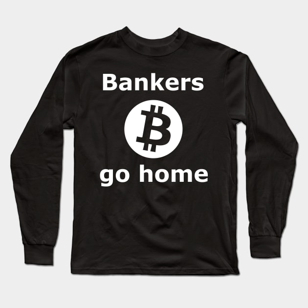 Bitcoins Long Sleeve T-Shirt by Karpatenwilli